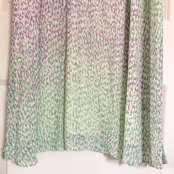 L.K. Bennett Elowen Lilac and Green Animal Print Midi Dress - Picture 12 of 16